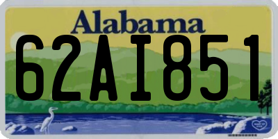 AL license plate 62AI851
