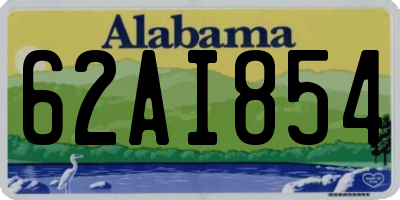 AL license plate 62AI854