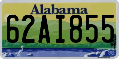 AL license plate 62AI855