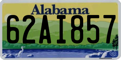 AL license plate 62AI857