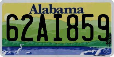 AL license plate 62AI859
