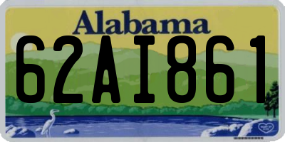 AL license plate 62AI861