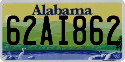 AL license plate 62AI862