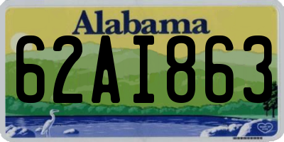 AL license plate 62AI863