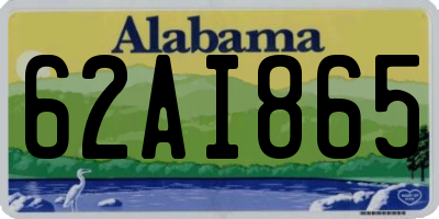AL license plate 62AI865