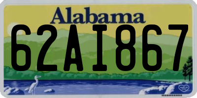 AL license plate 62AI867