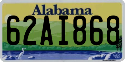 AL license plate 62AI868