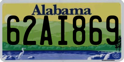 AL license plate 62AI869