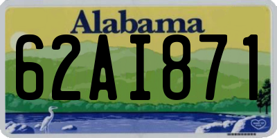 AL license plate 62AI871