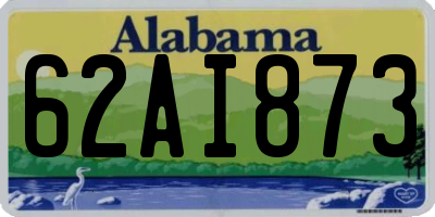 AL license plate 62AI873
