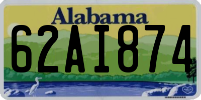 AL license plate 62AI874