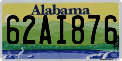 AL license plate 62AI876