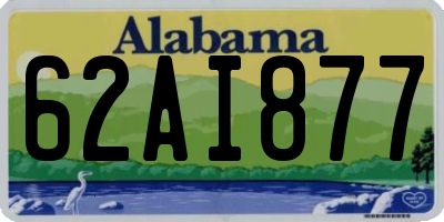 AL license plate 62AI877