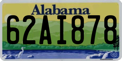 AL license plate 62AI878