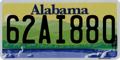 AL license plate 62AI880