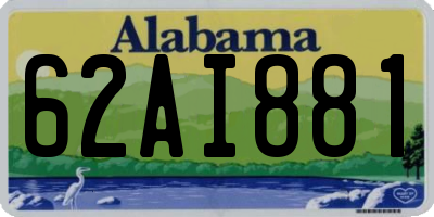 AL license plate 62AI881