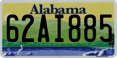 AL license plate 62AI885