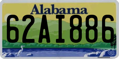 AL license plate 62AI886