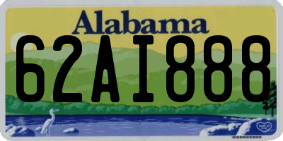 AL license plate 62AI888