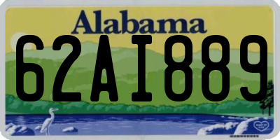 AL license plate 62AI889