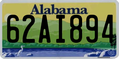 AL license plate 62AI894
