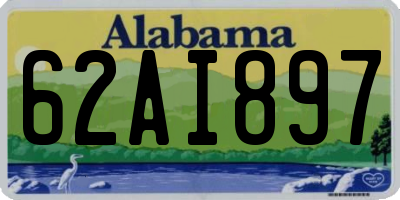 AL license plate 62AI897