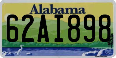 AL license plate 62AI898