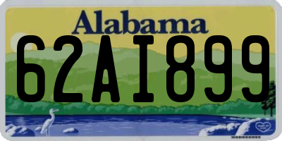 AL license plate 62AI899