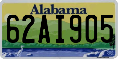 AL license plate 62AI905