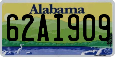 AL license plate 62AI909