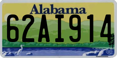 AL license plate 62AI914