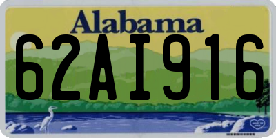 AL license plate 62AI916