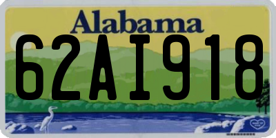 AL license plate 62AI918