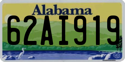 AL license plate 62AI919