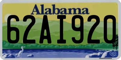 AL license plate 62AI920
