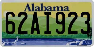 AL license plate 62AI923