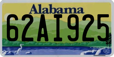 AL license plate 62AI925