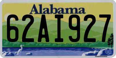 AL license plate 62AI927