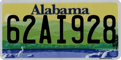 AL license plate 62AI928