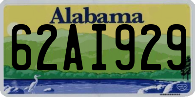 AL license plate 62AI929