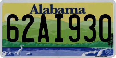 AL license plate 62AI930