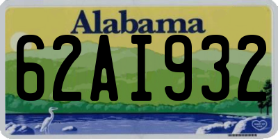 AL license plate 62AI932
