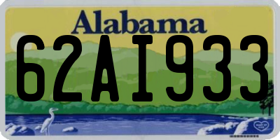 AL license plate 62AI933