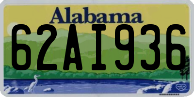 AL license plate 62AI936