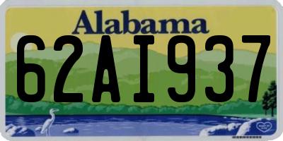 AL license plate 62AI937