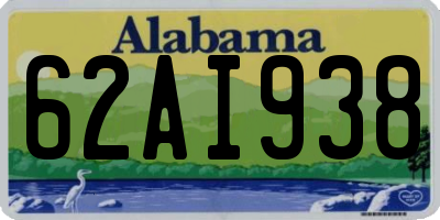 AL license plate 62AI938
