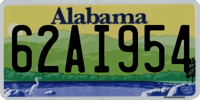 AL license plate 62AI954