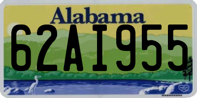 AL license plate 62AI955