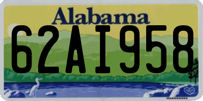 AL license plate 62AI958