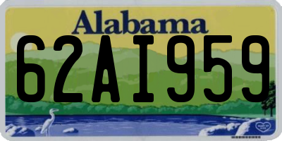 AL license plate 62AI959